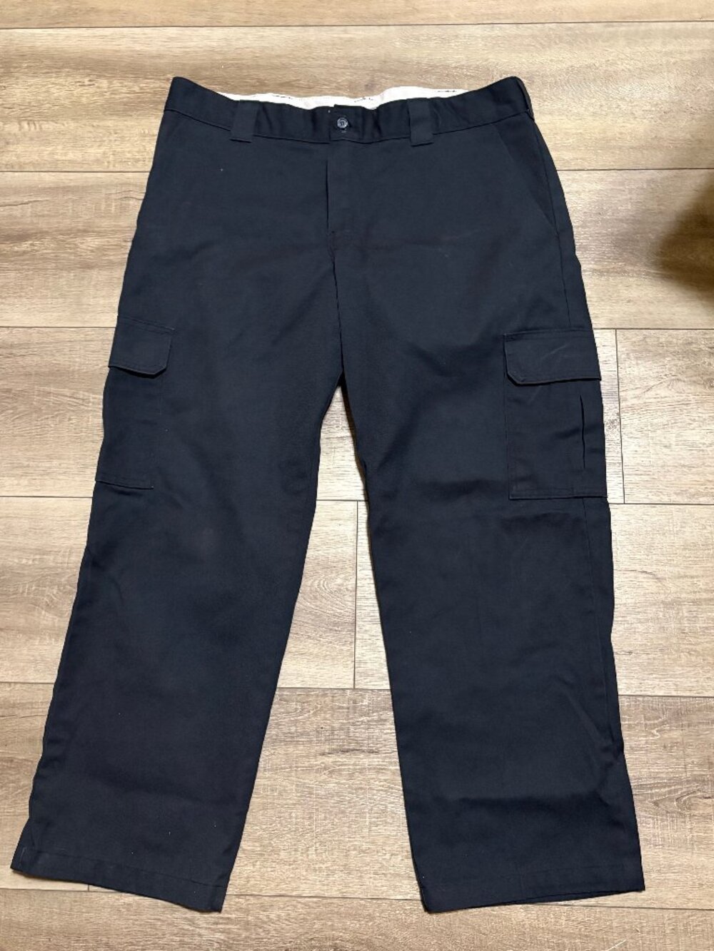 DICKIES Relaxed Straight Cargo Pants Men's Size 40x30 Black